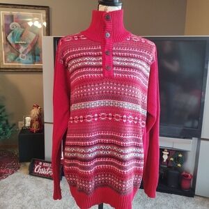 IZOD Large Red Sweater!